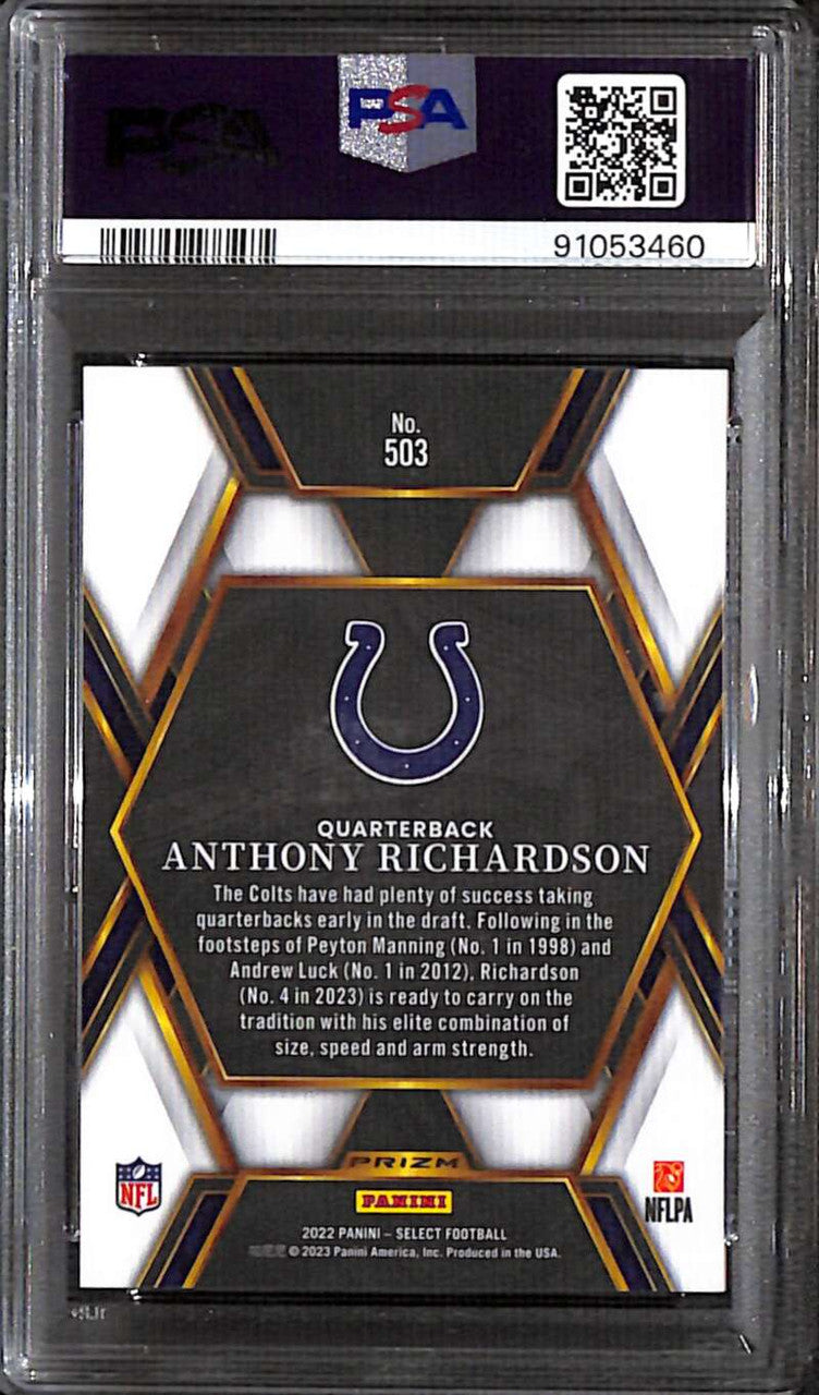 2022 Select 503 Anthony Richardson XRC Rookie PSA 9 MINT
