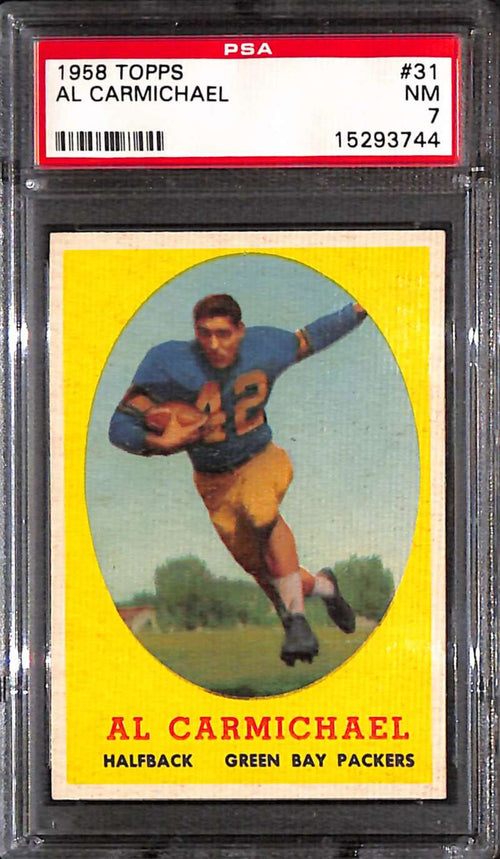 1958 Topps 31 Al Carmichael PSA 7 NM