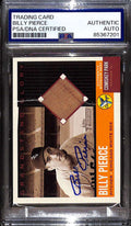 2002 Topps Heritage Grandstand Glory Billy Pierce Seat PSA/DNA Authentic Auto