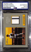 2006 Topps Turkey Red Relics Mariano Rivera Jersey Auto PSA/DNA Authentic Auto