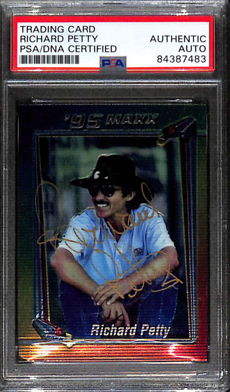 1995 Maxx Premier Plus 43 Richard Petty PSA/DNA Certified Authentic Auto