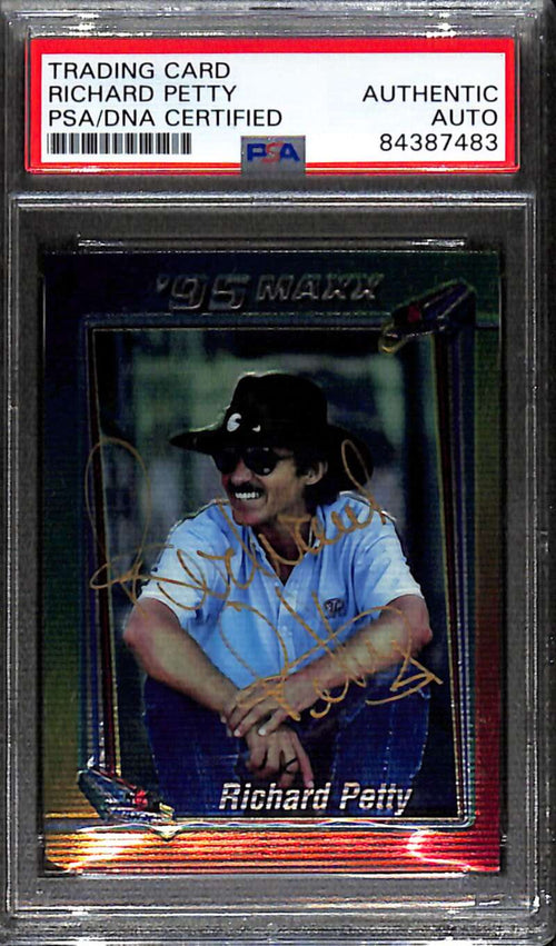 1995 Maxx Premier Plus 43 Richard Petty PSA/DNA Certified Authentic Auto