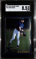 2001 Topps Chrome Traded t266 Ichiro Suzuki Rookie SGC 8.5 NM MT+