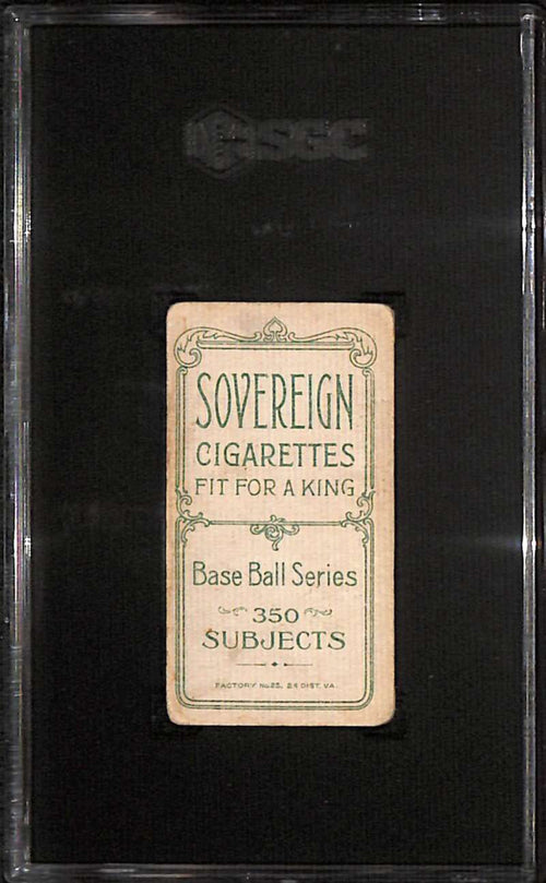 1909-11 t206 Sovereign 350 316 Dan McGann ML SGC 2 GD