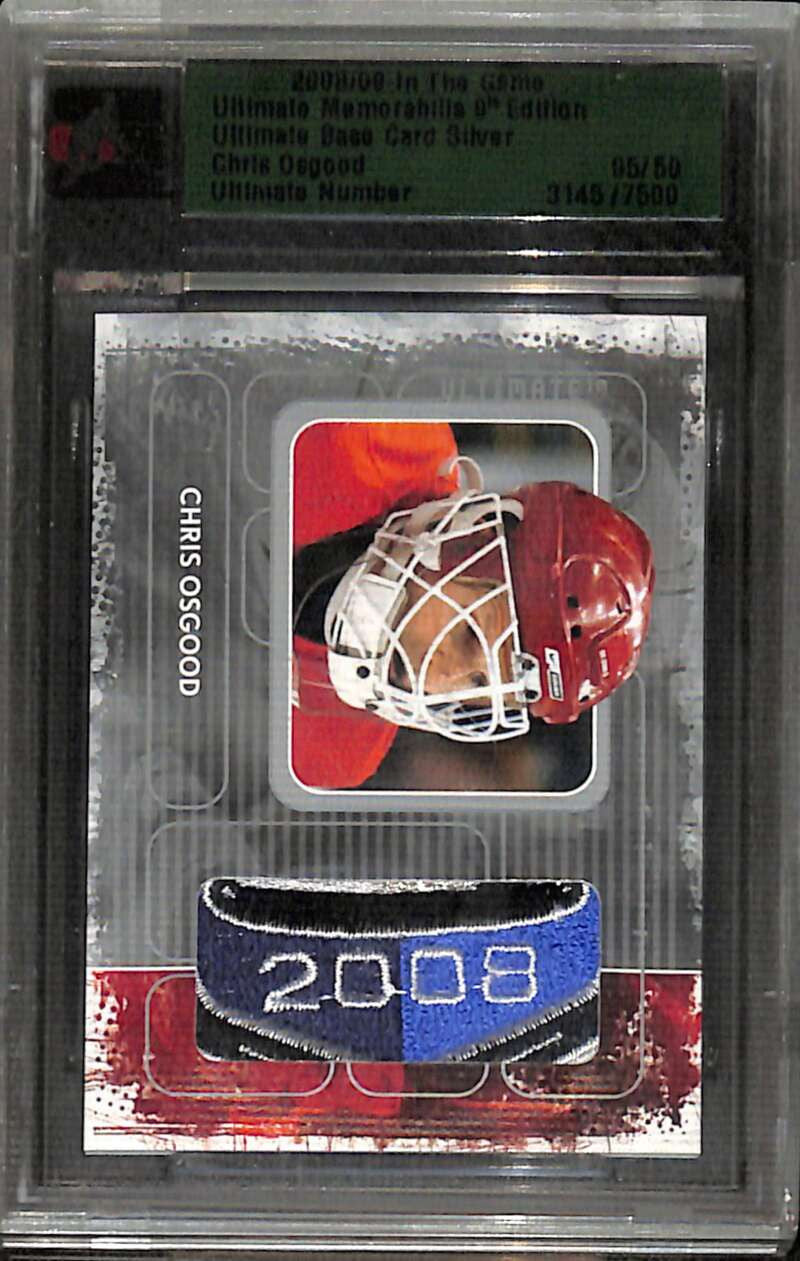 2008-09 ITG Ultimate Memorabilia 17 Chris Osgood Patch 5/50