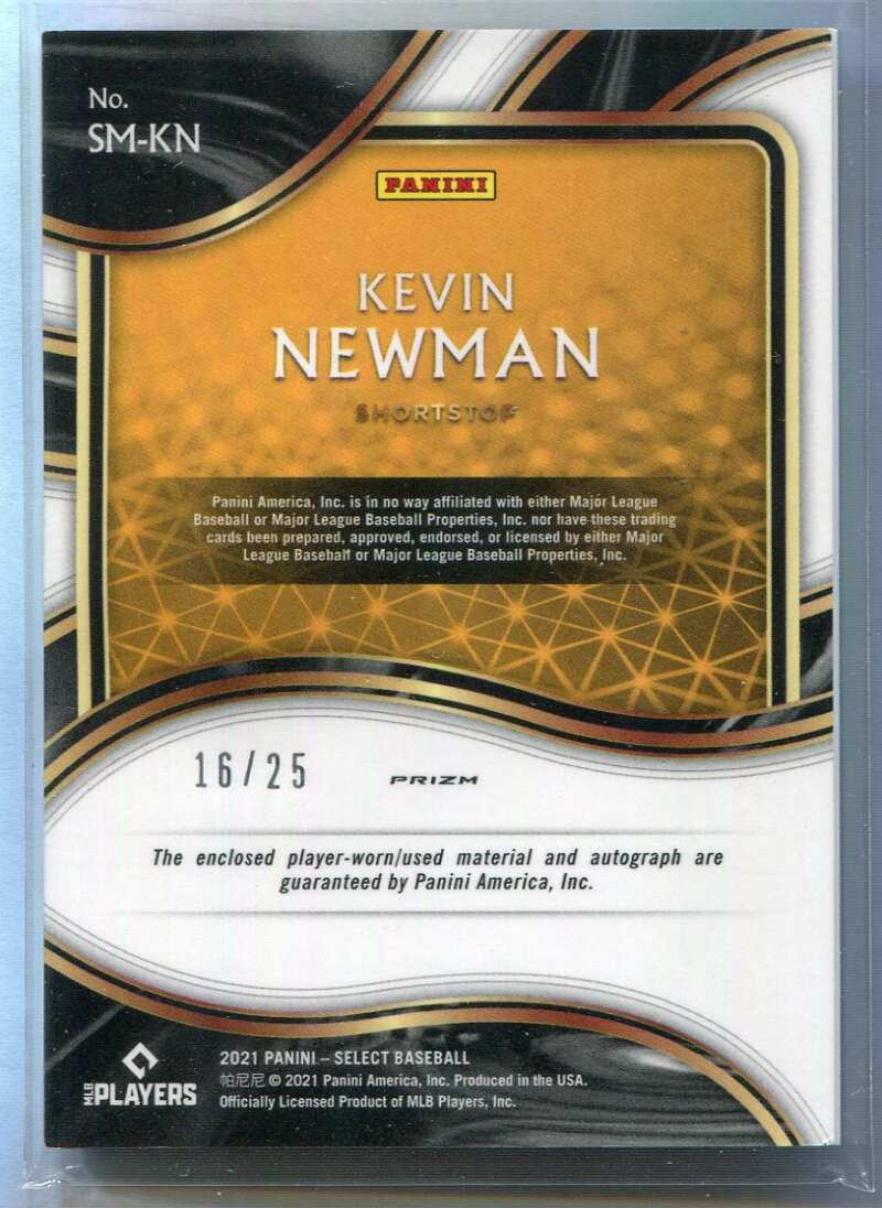 2021 Select Signature Materials Tri-Color 7 Kevin Newman Patch Auto 16/25
