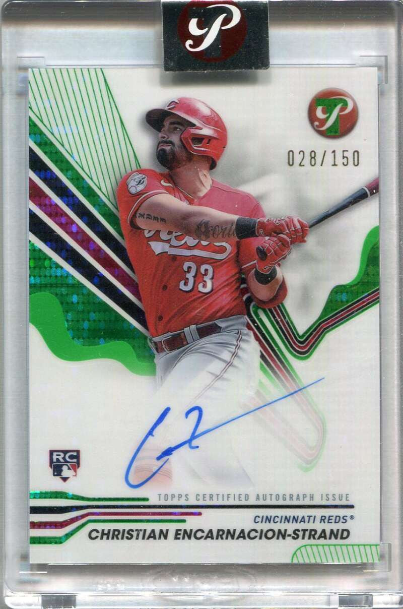 2024 Topps Pristine Autograph Refractor Christian Encarnacion-Strand RC Auto 150