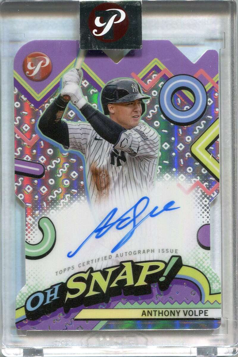 2024 Topps Pristine Oh Snap Autographs OSAAV Anthony Volpe Auto