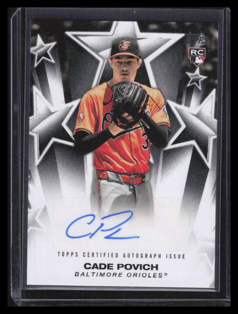 2025 Topps Baseball Stars Autographs BSACP Cade Povich Rookie Auto