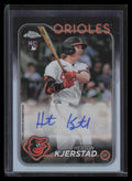 2024 Topps Chrome Update Autographs Refractor Heston Kjerstad Rookie Auto /499