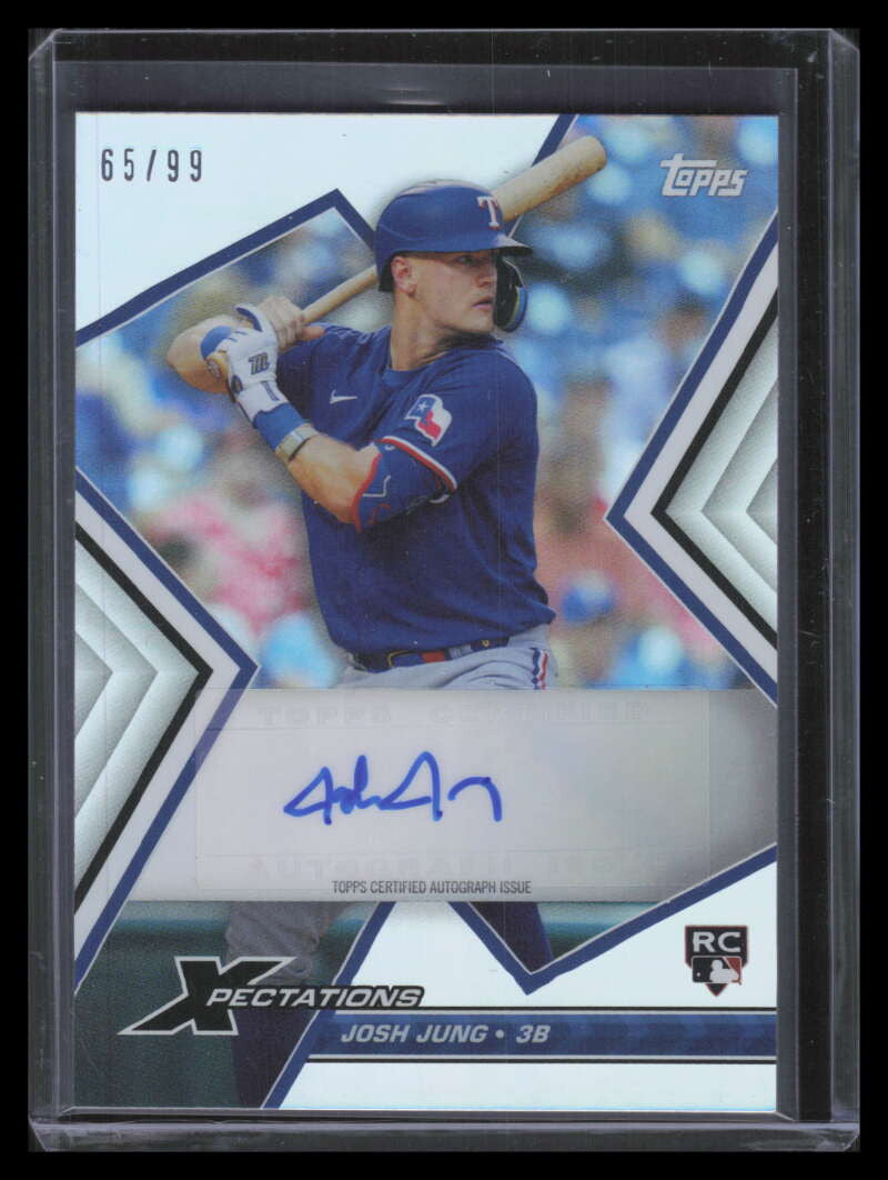 SOLD 159300 2023 Topps Xpectations Autographs XAJJ Josh Jung Rookie Auto 65/99