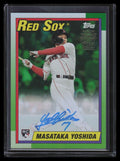 2023 Topps Archives Fan Favorites Autographs Green Masataka Yoshida RC Auto /99