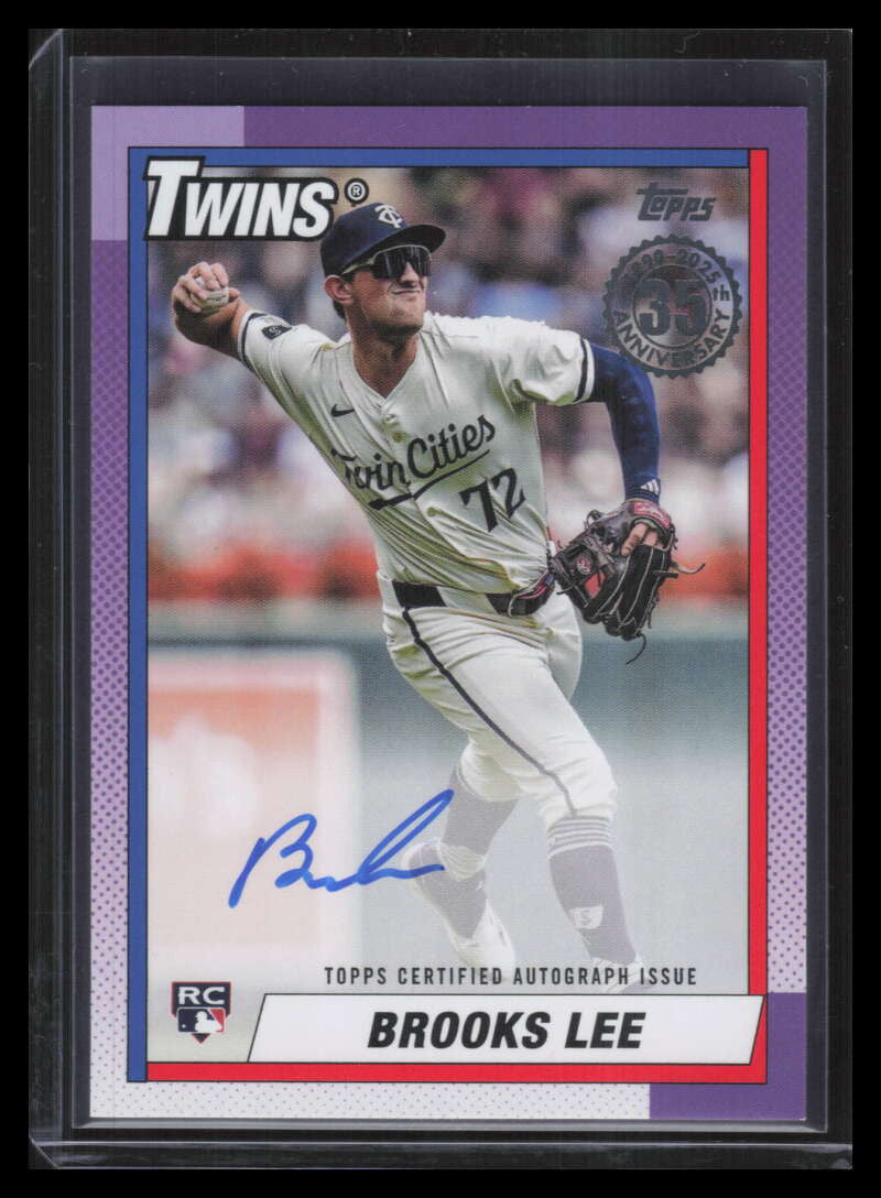 2025 Topps '90 Topps Autographs 90abl Brooks Lee Rookie Auto