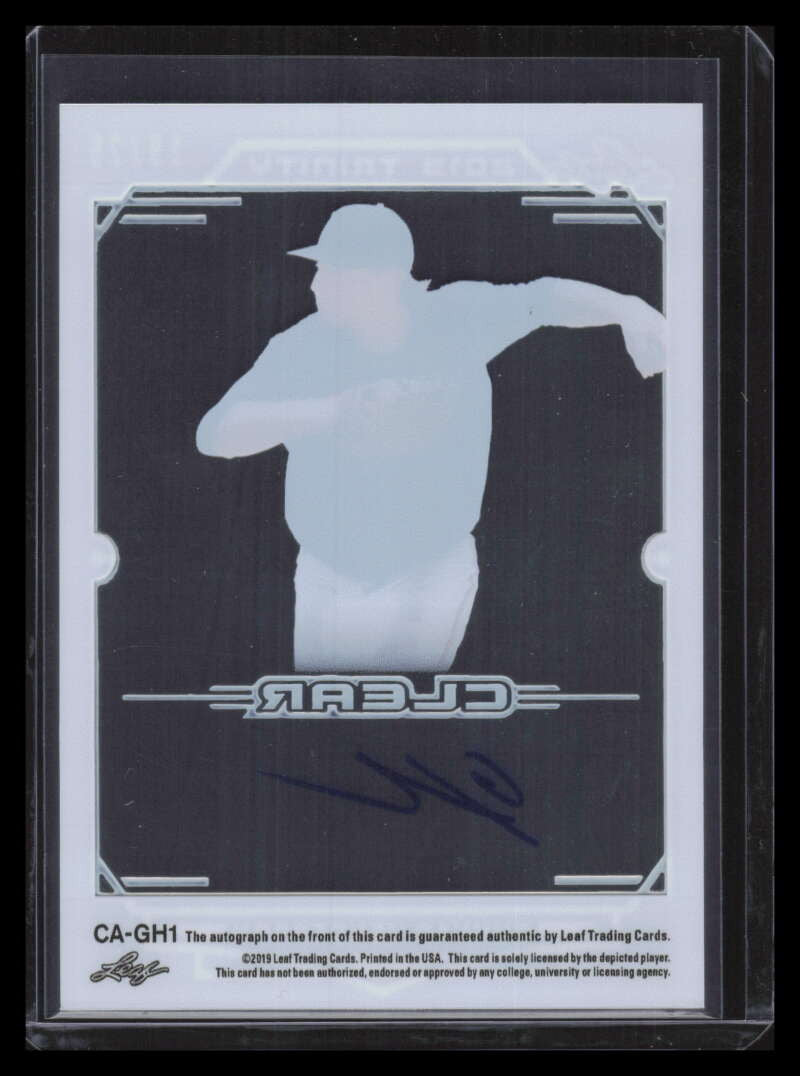 2019 Leaf Trinity Clear Autographs Green cagh1 Gunnar Henderson RC Auto 19/25