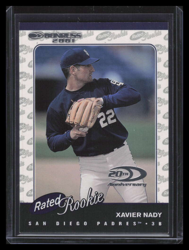 2001 Donruss 178 Xavier Nady RR Rated Rookie 917/2001