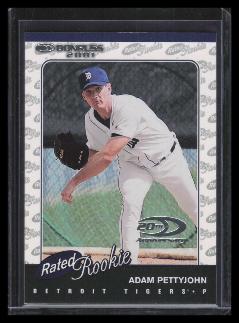 2001 Donruss 188 Adam Pettyjohn RR Rated Rookie 1427/2001