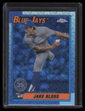2025 Topps '90 Silver Pack Chrome Blue Refractor t90c63 Jake Bloss Rookie 12/150