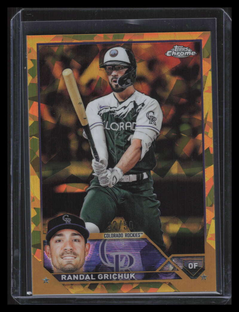 2023 Topps Chrome Sapphire Gold Refractor 110 Randal Grichuk 32/50