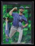 2020 Topps Chrome Update Sapphire Green Refractor u207 Jorge Lopez 8/45