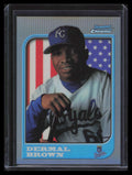 1997 Bowman Chrome International Refractor 215 Dee Dermal Brown Rookie