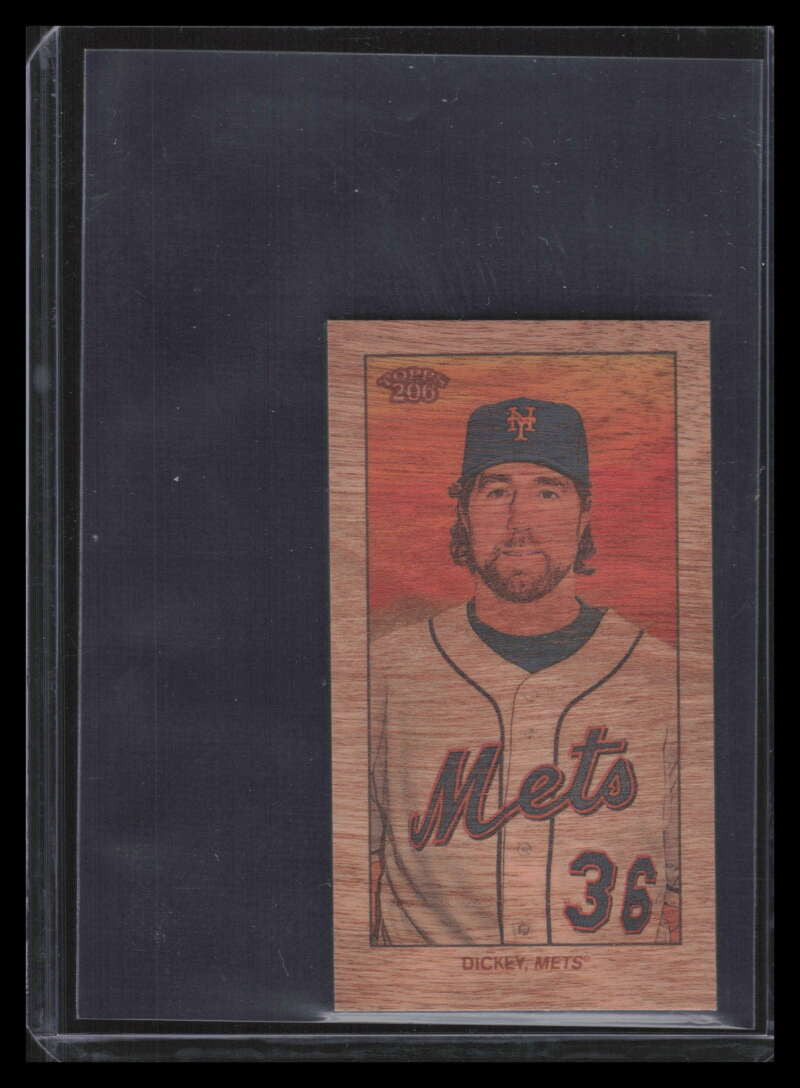 2024 Topps 206 Wood Stock 76 R. A. Dickey /20
