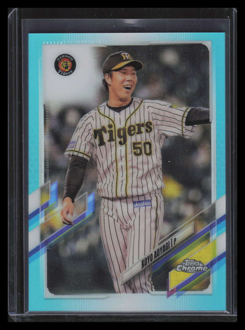 2021 Topps Chrome Nippon Aqua Refractor 20 Koyo Aoyagi 78/199