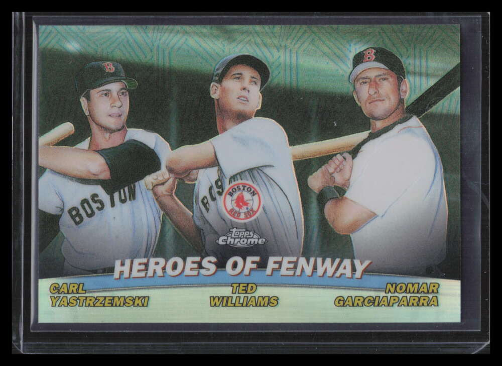 DELETE 159529 2001 Topps Chrome Combos Refractor tc13 Fenway Garciaparra Yastrzemski Williams