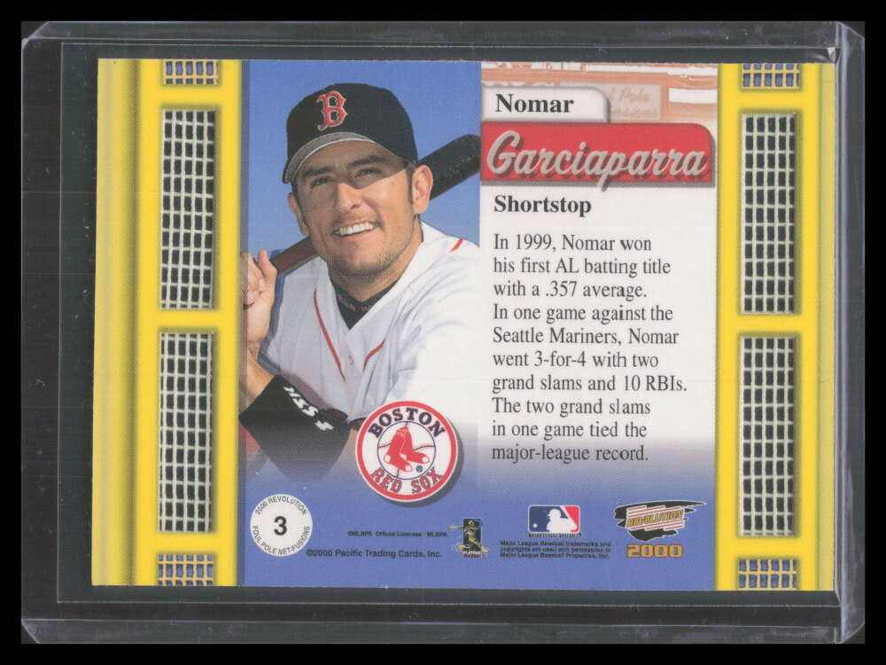 2000 Revolution Foul Pole 3 Nomar Garciaparra