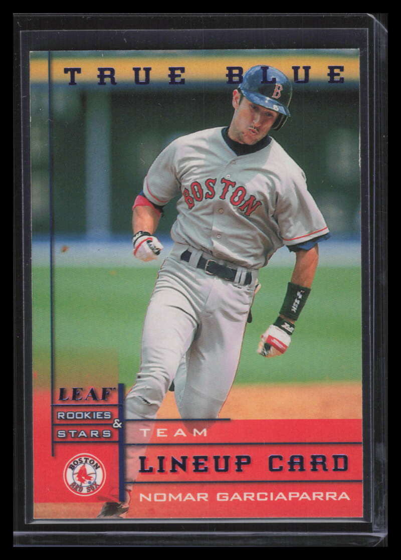 1998 Leaf Rookies and Stars True Blue 186 Nomar Garciaparra TLU /500 Team Lineup