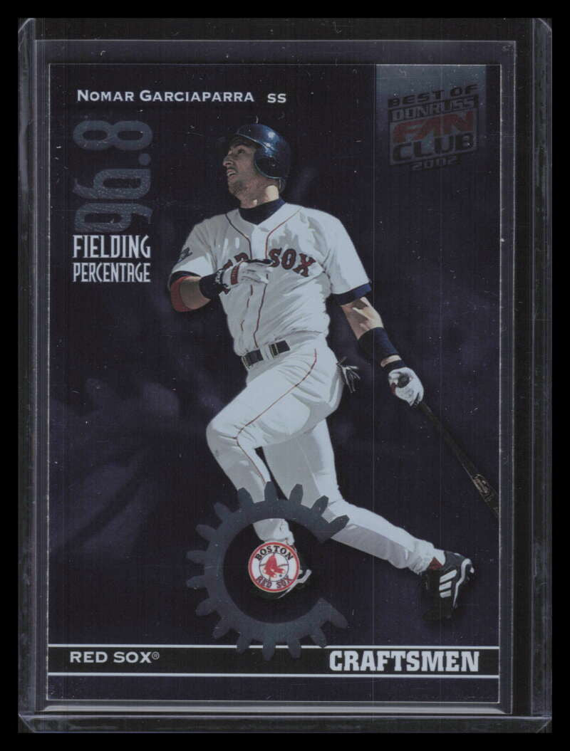 2002 Donruss Best of Fan Club Craftsmen c12 Nomar Garciaparra 130/300