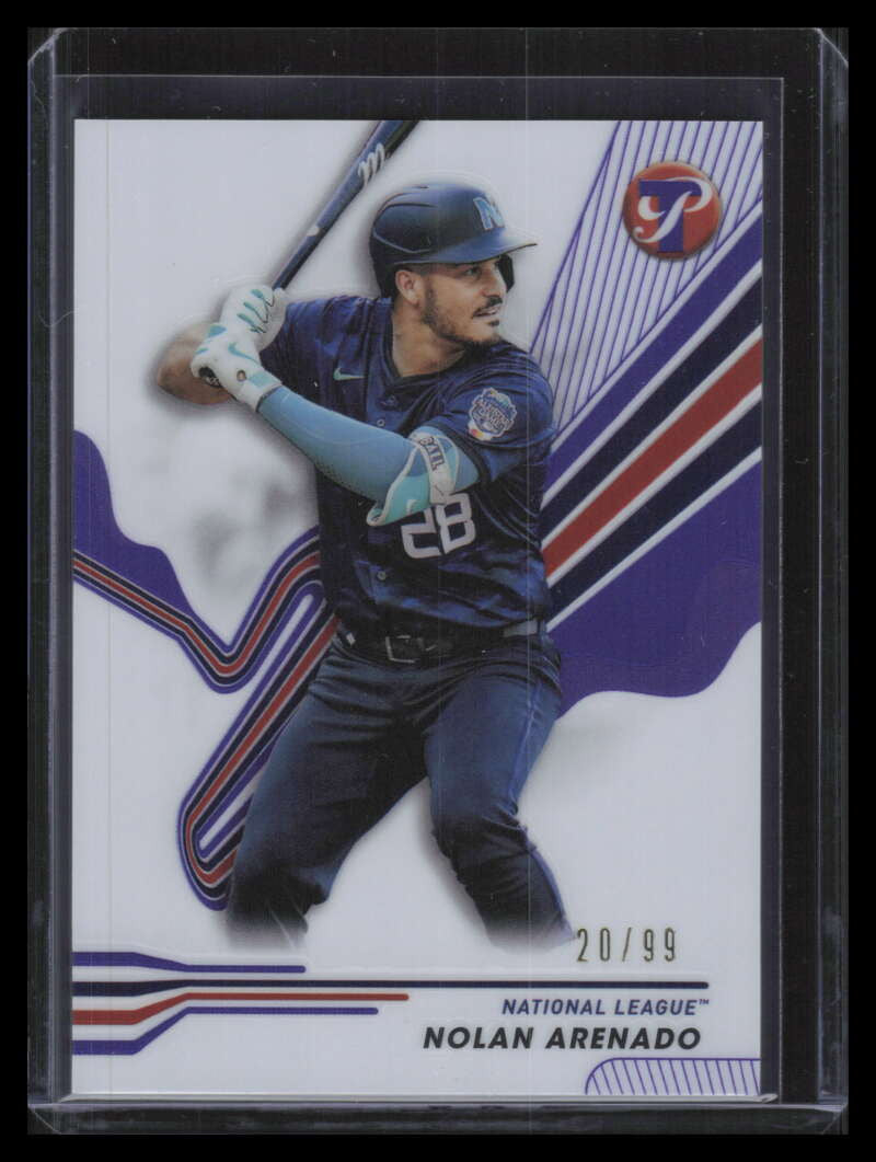 2024 Topps Pristine Purple Refractor 275 Nolan Arenado AS 20/99 All-Star Game