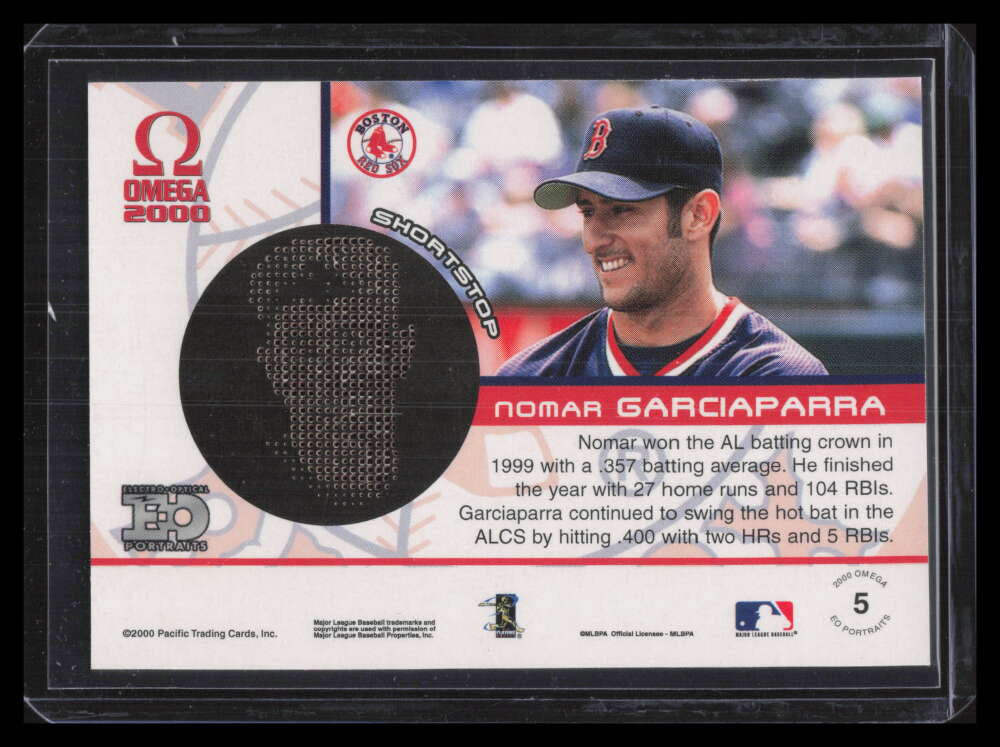 2000 Pacific Omega EO Portraits 5 Nomar Garciaparra