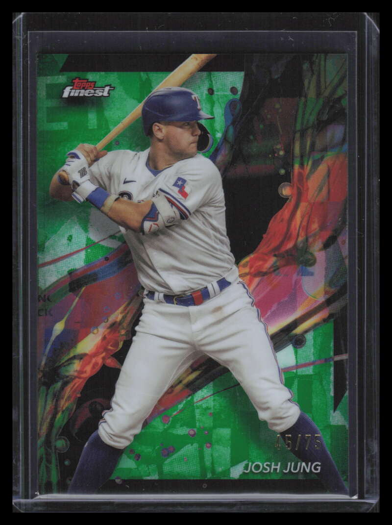 2024 Finest Green Refractor 29 Josh Jung 45/75 Common