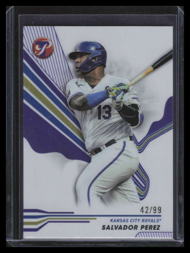 2024 Topps Pristine Purple Refractor 169 Salvador Perez 42/99
