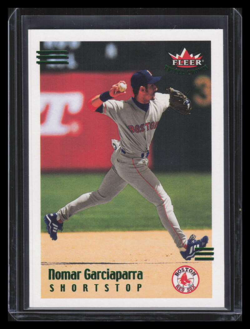 2002 Fleer Triple Crown Batting Average Parallel 50 Nomar Garciaparra 163/289