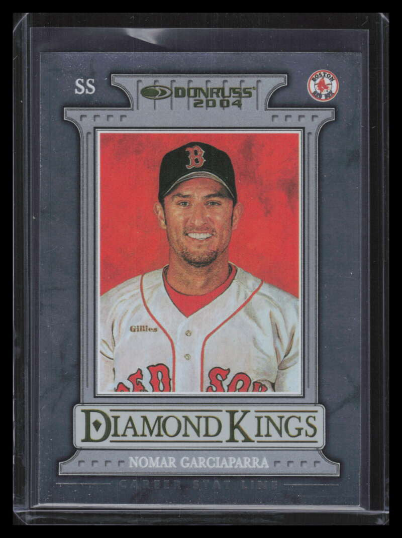 2004 Donruss Stat Line Career 20 Nomar Garciaparra DK 134/272 Diamond Kings