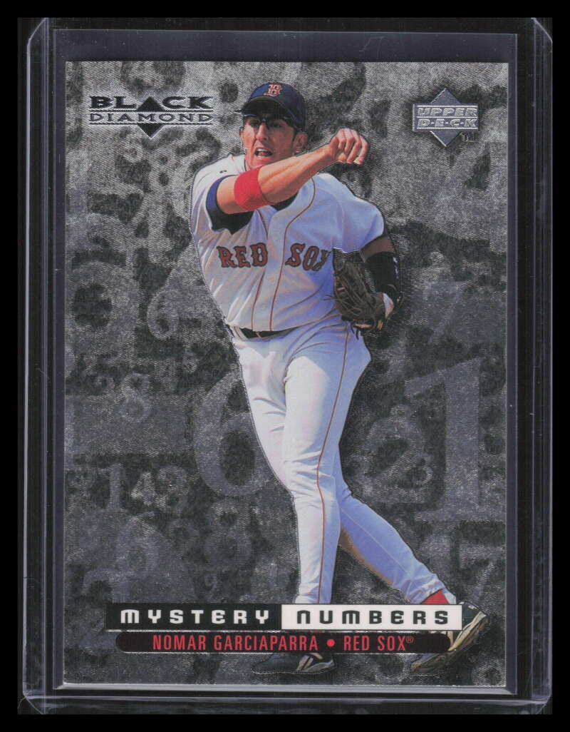 SOLD 159668 1999 Black Diamond Mystery Numbers m7 Nomar Garciaparra 152/700