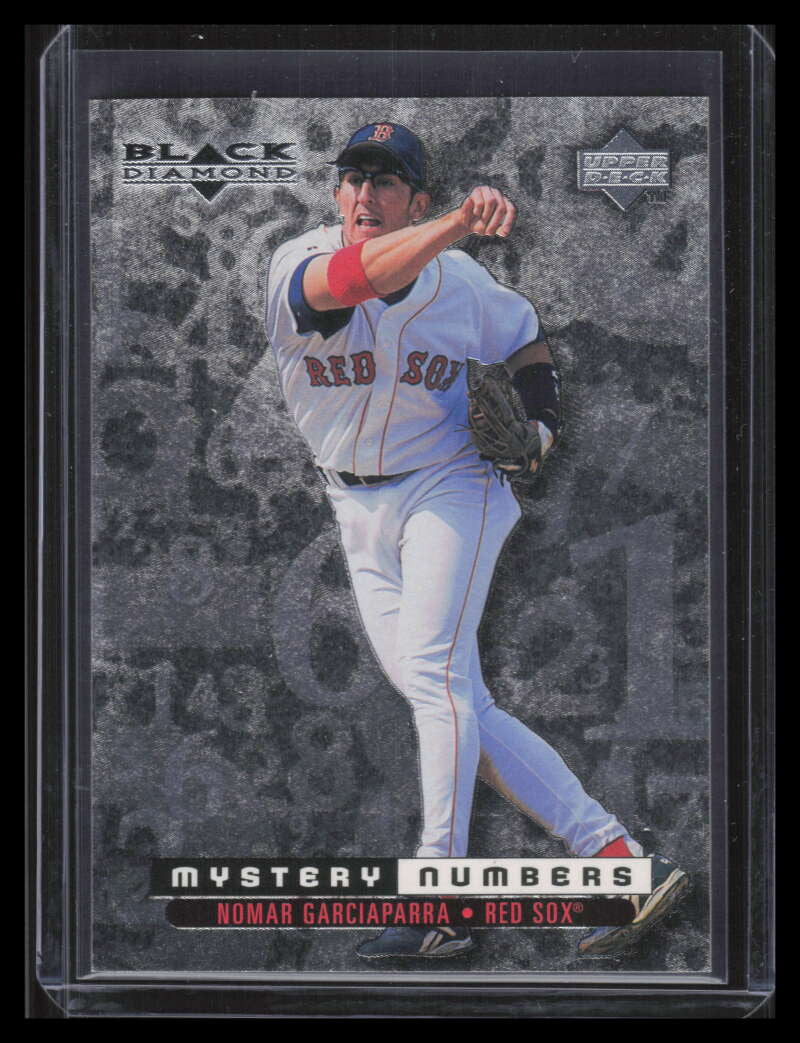SOLD 159669 1999 Black Diamond Mystery Numbers m7 Nomar Garciaparra 390/700