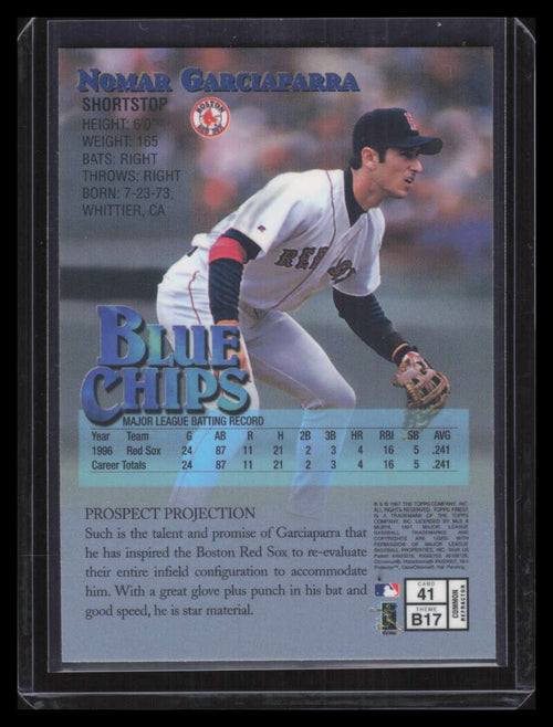 1997 Finest Refractor 41 Nomar Garciaparra Bronze Common 147223