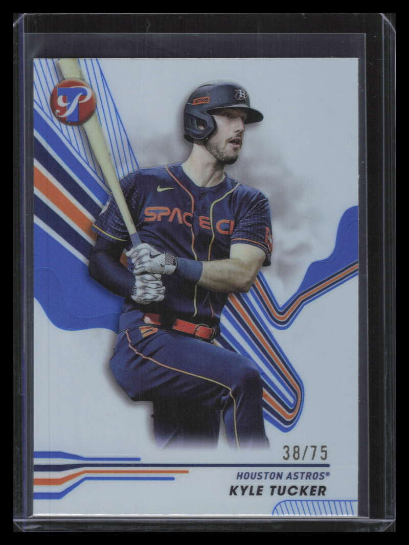 2024 Topps Pristine Blue Refractor 130 Kyle Tucker 38/75