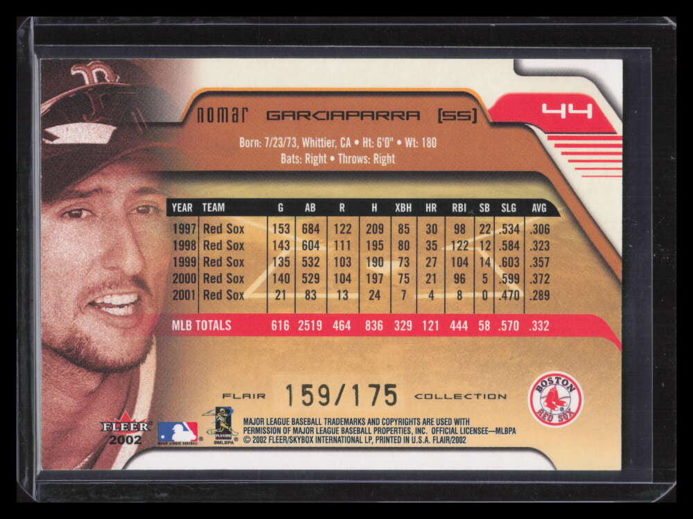2002 Flair Collection 44 Nomar Garciaparra 159/175
