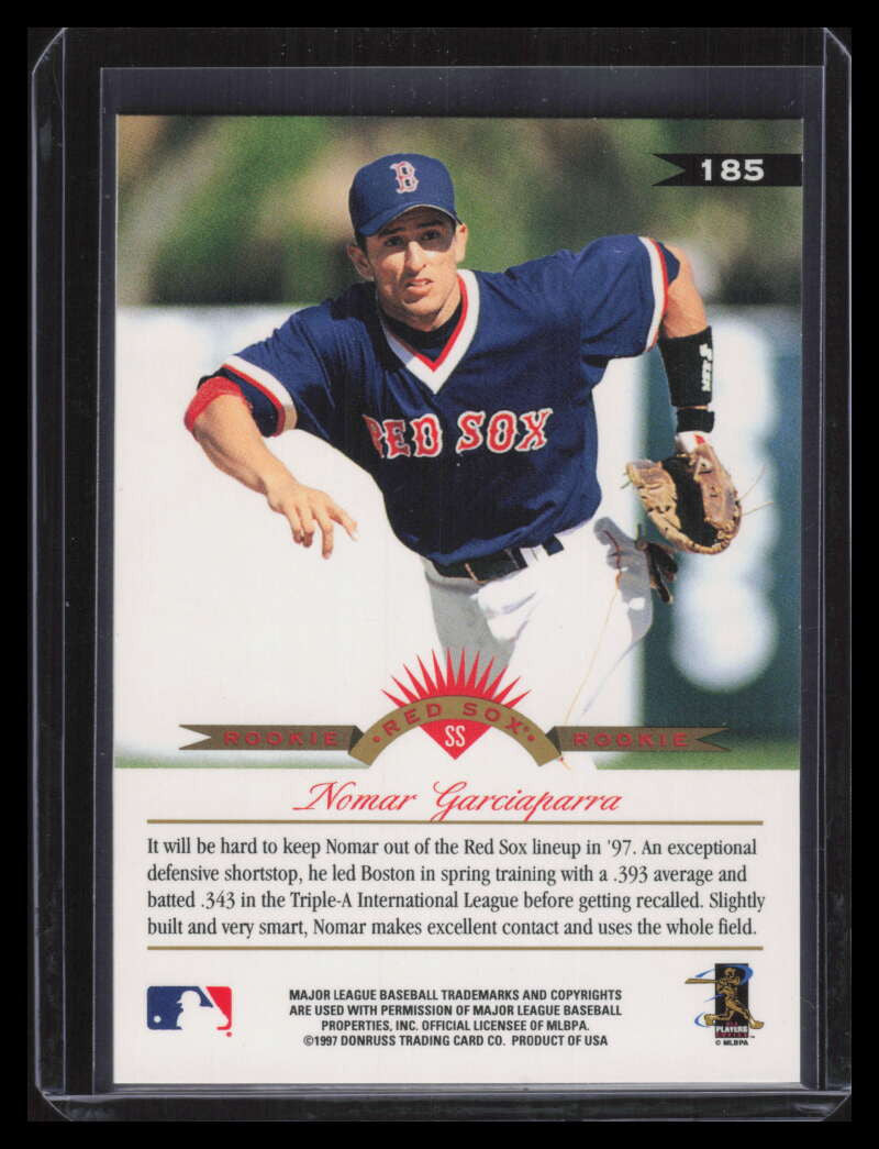 1997 Leaf Fractal Matrix 185 Nomar Garciaparra GX