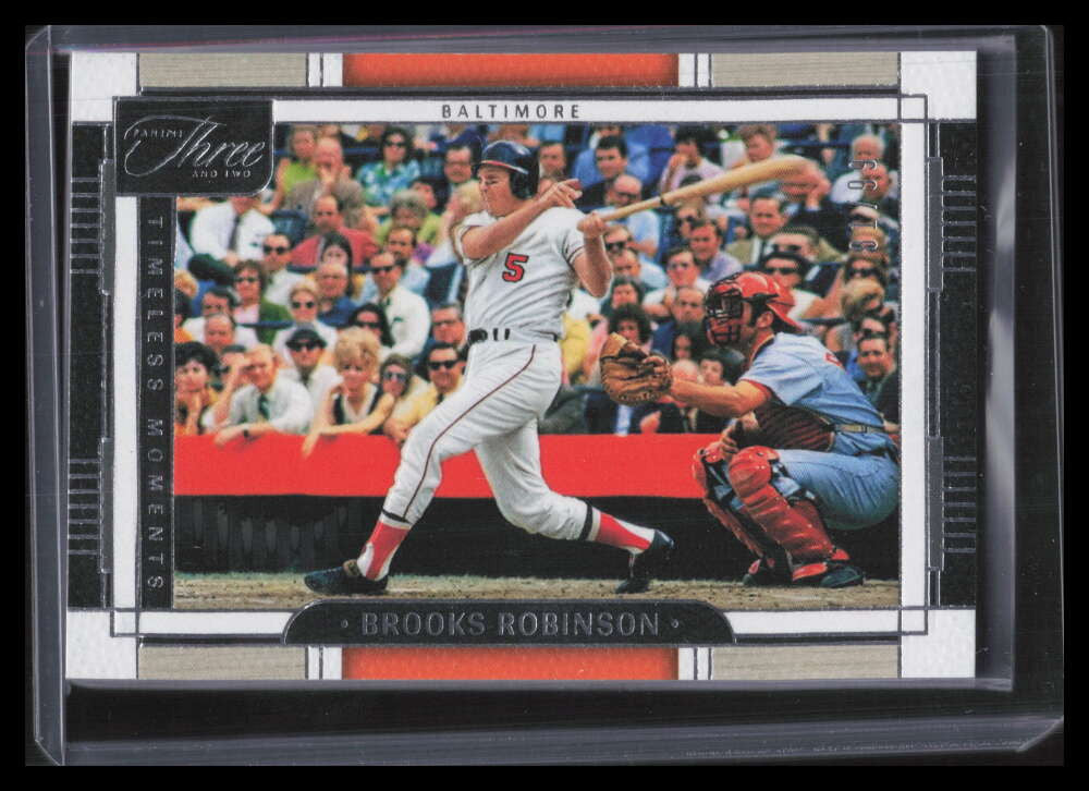 2024 Panini Three and Two Timeless Moments 13 Brooks Robinson 81/99
