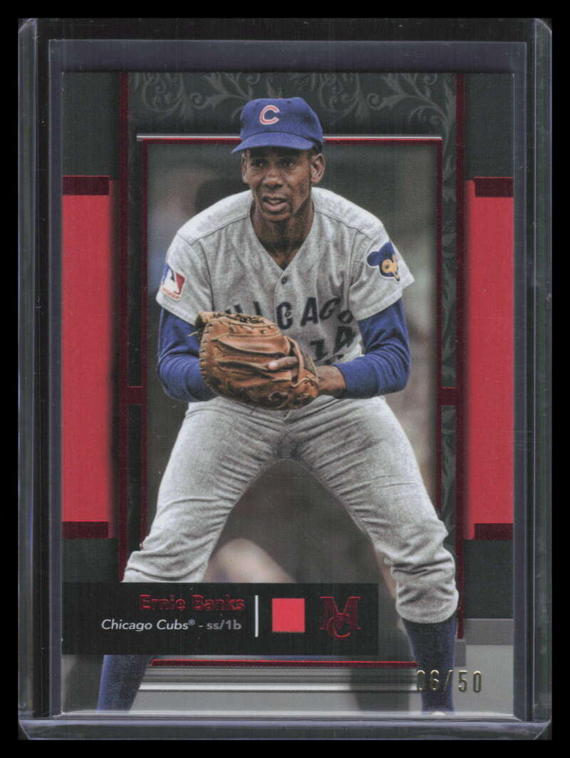 2024 Topps Museum Collection Ruby 93 Ernie Banks 6/50