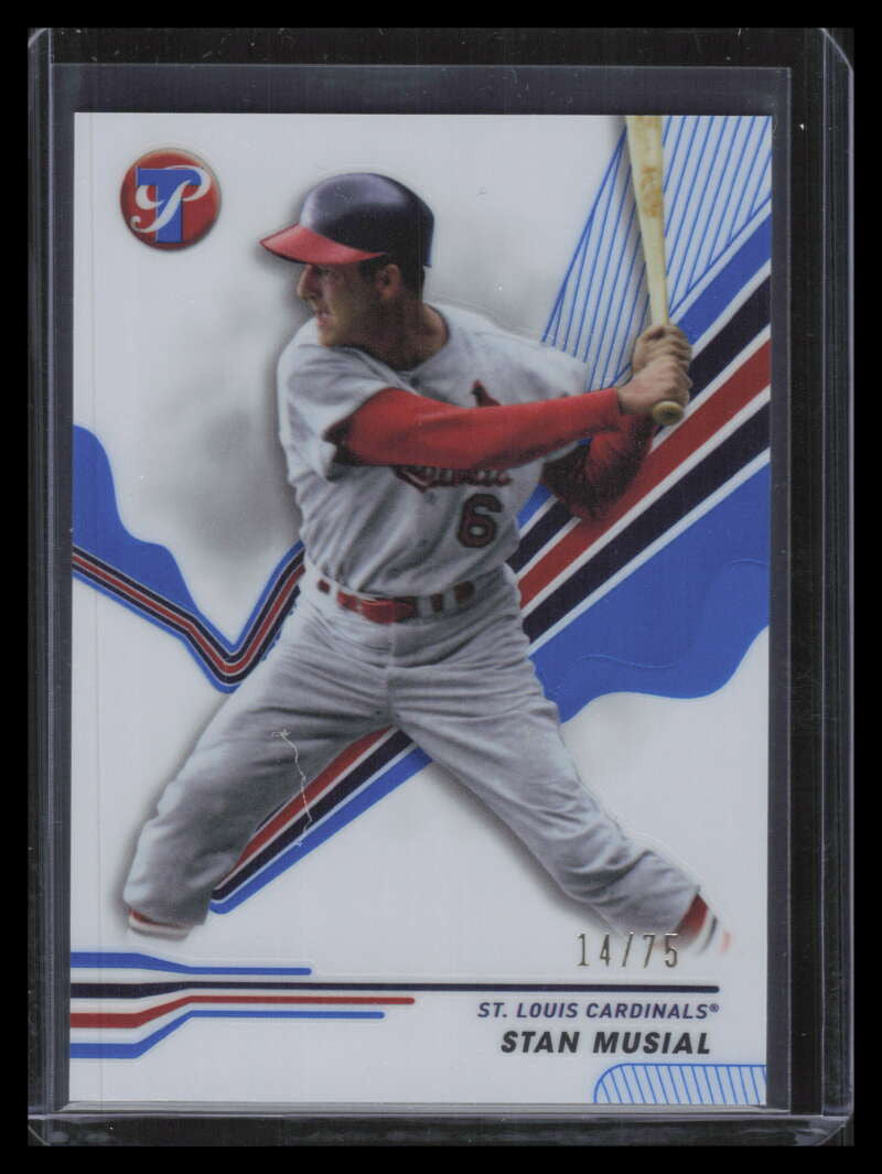 2024 Topps Pristine Blue Refractor 245 Stan Musial 14/75