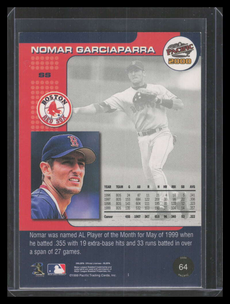 2000 Pacific Copper 64 Nomar Garciaparra 8/99