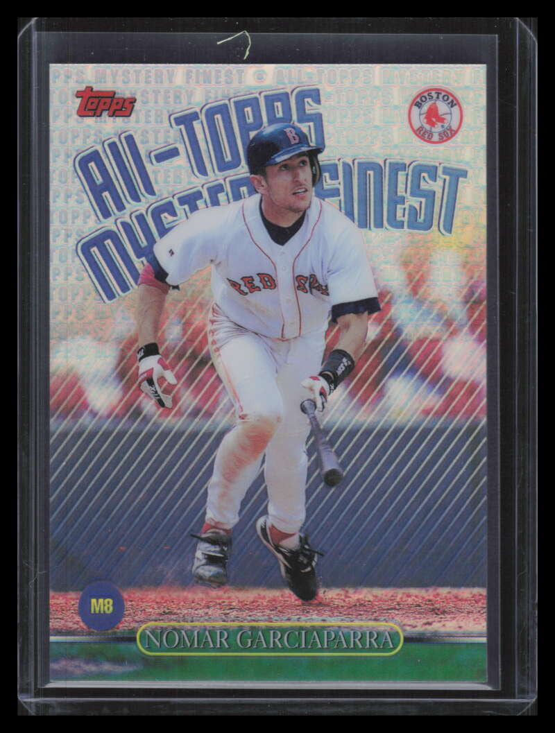 1999 Topps All-Topps Mystery Finest Refractor m8 Nomar Garciaparra