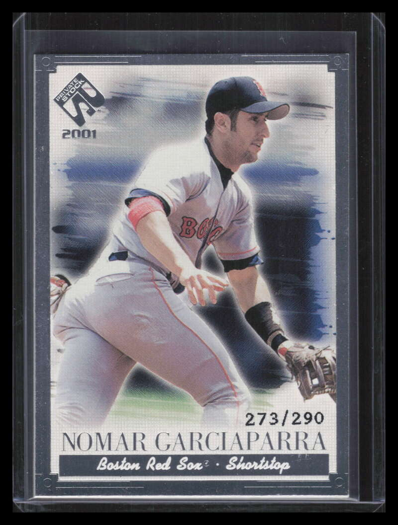 2001 Private Stock Silver Portraits 21 Nomar Garciaparra 273/290