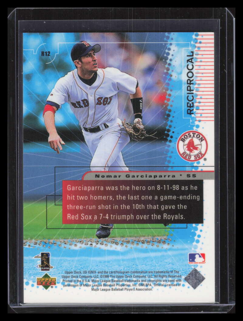 1999 UD Ionix Reciprocal 12 Nomar Garciaparra 387/750