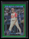 2024 Topps Chrome Update '24 All-Star Game Green Refractor asgc7 Juan Soto 80/99